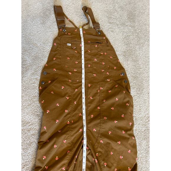 Duluth Trading Co. Women's Heirloom Gardening Bib Overalls Mushroom Size Mx31 - Picture 8 of 14